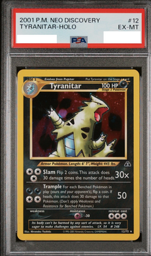 Tyranitar [Holo] 12/75 - Neo Discovery [PSA 5 Slab]