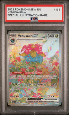 Venusaur ex [Special Illustration Rare] MEW #198/165 -Pokemon 151 [PSA SLAB 7]
