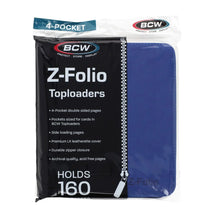 BCW Top Loader Binder - Blue 4-Pocket