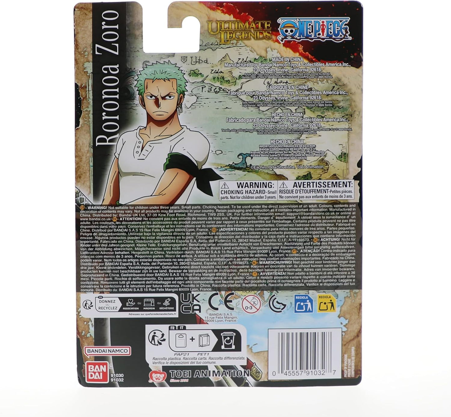 One Piece: Roronoa Zoro - 5 Inch Action Figure
